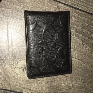 Coach card ID wallet